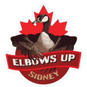 10 Pak - Elbows Up Sticker - Customizable location